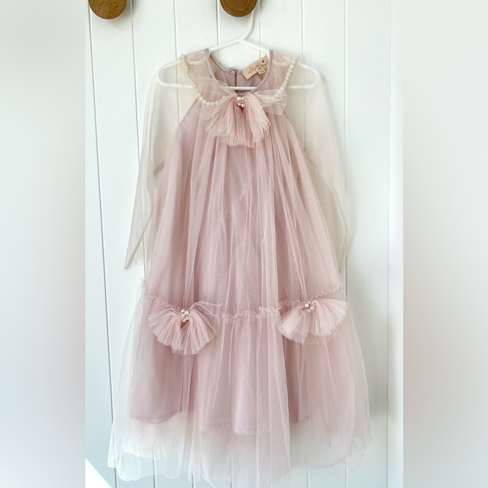 TUTU DU MONDE Sweet Fantasy Dress in Porcelain Pink, Size: 4-5